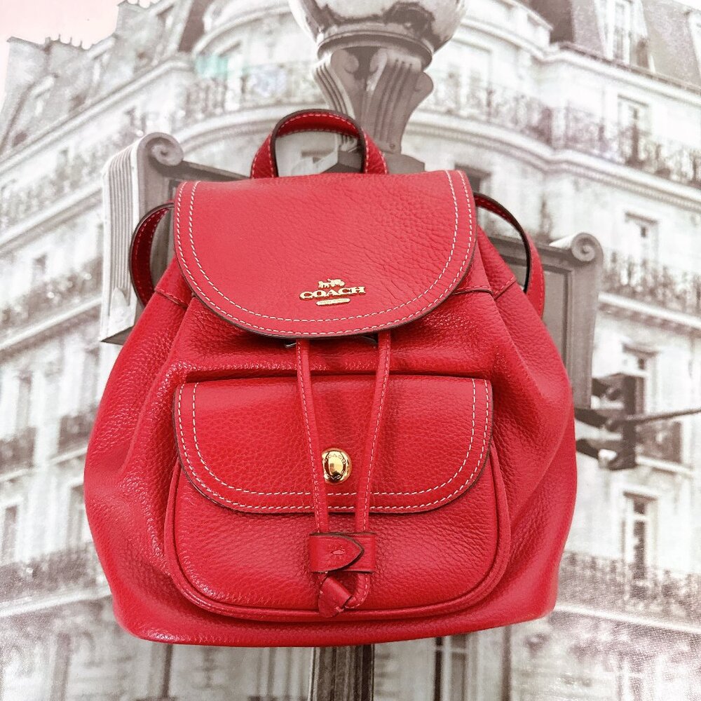 Coach C4121 Penny Backpack 22 IN Red